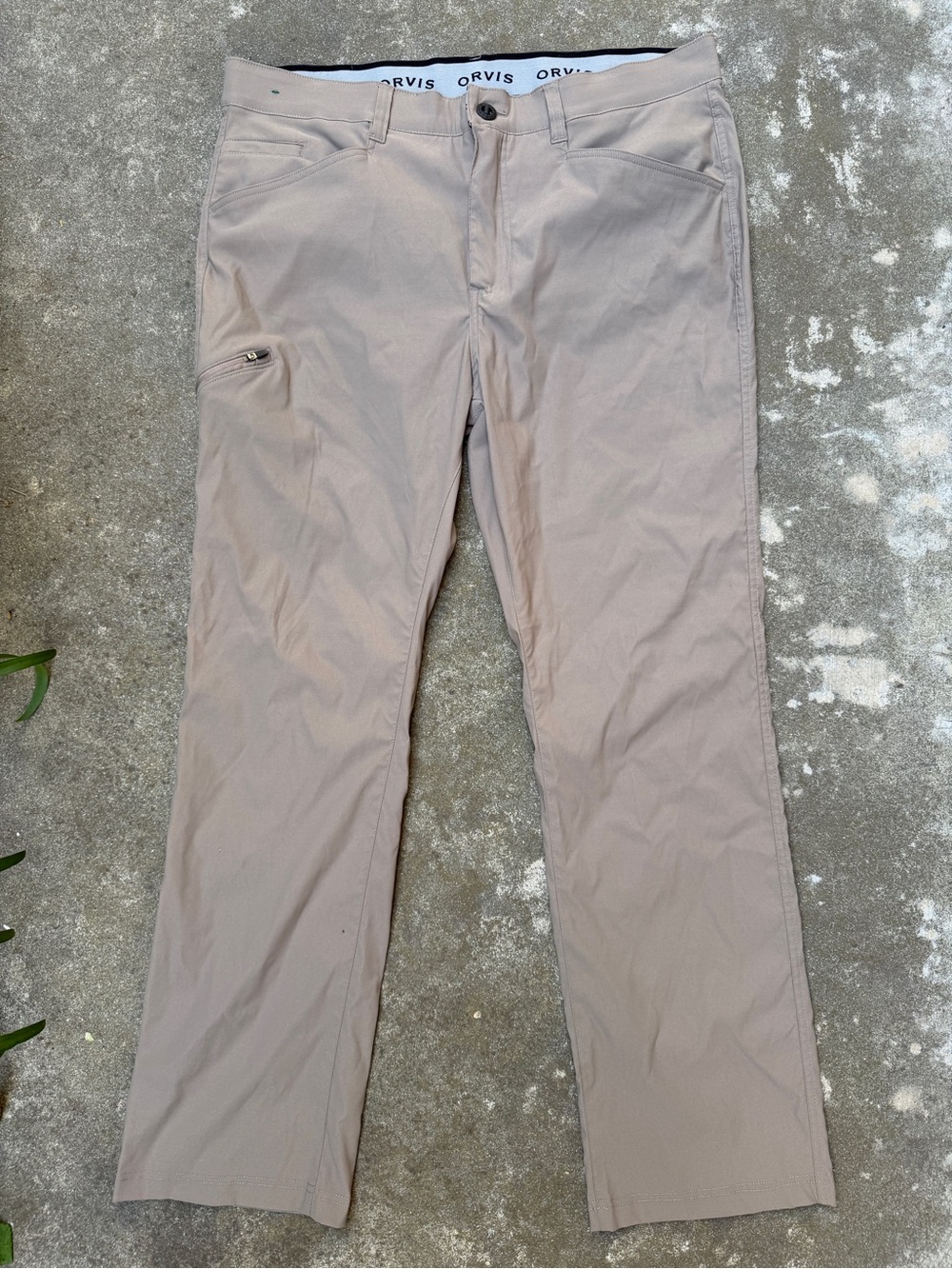 Orvis Trek Men's Beige Performance Pants